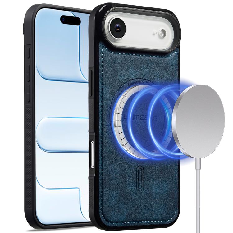 For iPhone Air LC.IMEEKE L6 Series MagSafe Magnetic Phone Case(Blue)