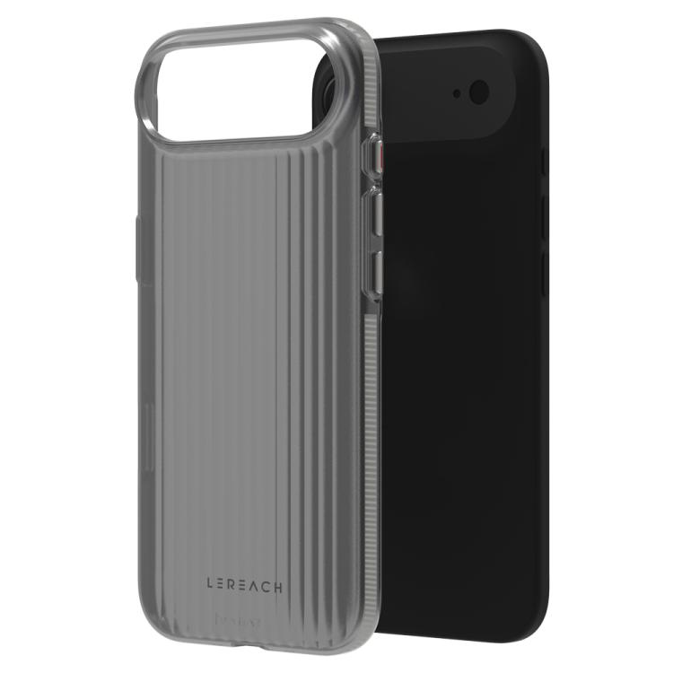 For iPhone Air LeReach TOC Icicle Series Ice Mist Double-Sided Non-Slip Phone Case(Gray)
