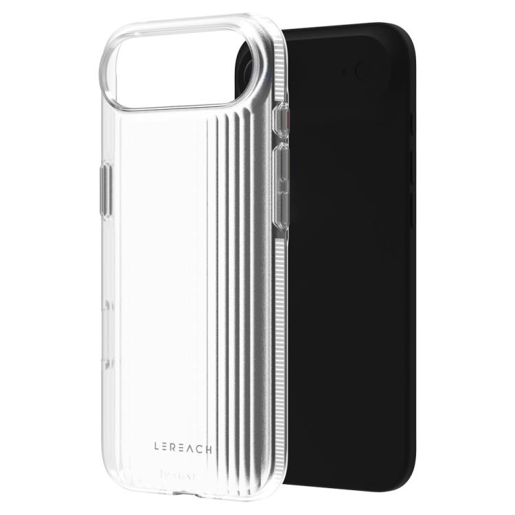For iPhone Air LeReach TOC Icicle Series Ice Mist Double-Sided Non-Slip Phone Case(White)