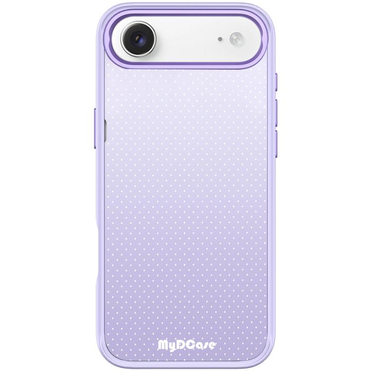 For iPhone Air Light Purple Dots Pattern Magnetic Phone Case(Light Purple)