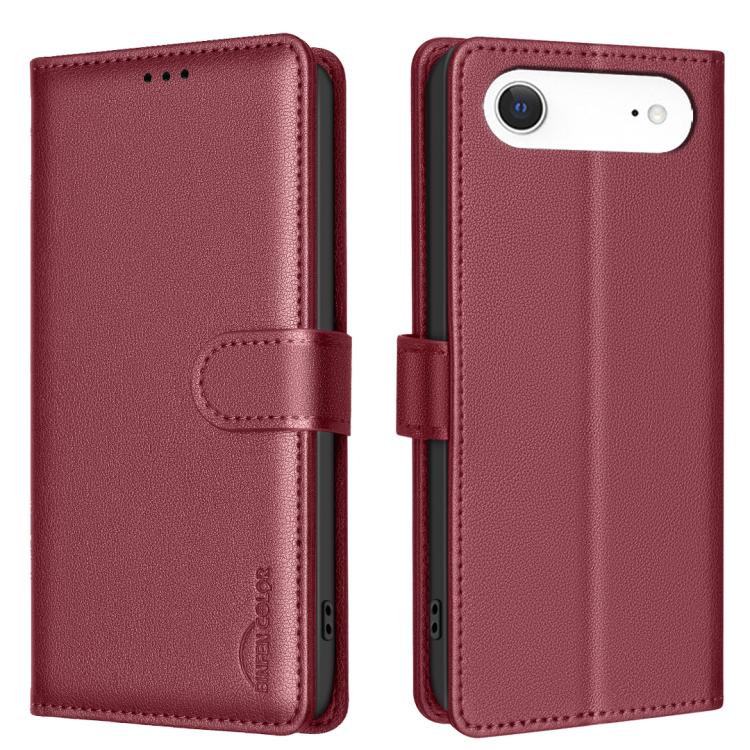 For iPhone Air Litchi Texture RFID Anti-theft Leather Phone Case(Red)