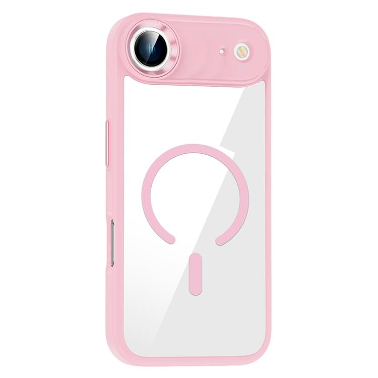 For iPhone Air MagSafe Anti-fingerprint Highly Transparent PC Phone Case(Pink)