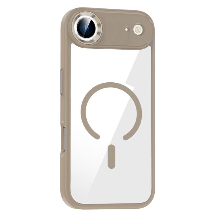 For iPhone Air MagSafe Anti-fingerprint Highly Transparent PC Phone Case(Titanium Gold)