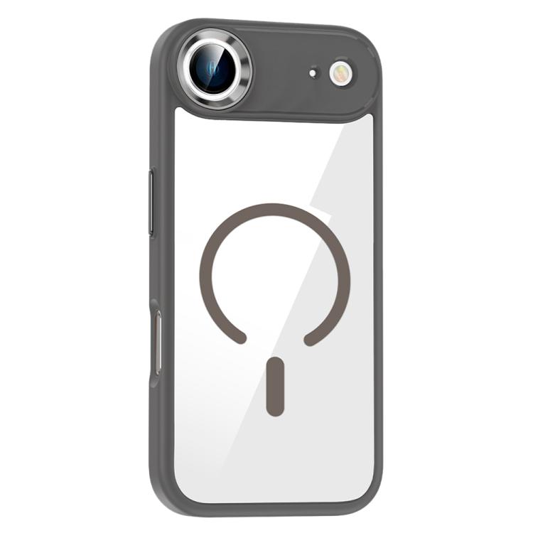 For iPhone Air MagSafe Anti-fingerprint Highly Transparent PC Phone Case(Titanium Grey)