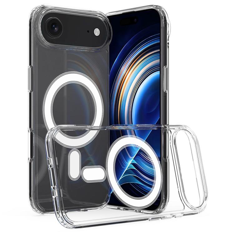 For iPhone Air MagSafe Clear Acrylic PC Hybrid TPU Phone Case(Transparent)