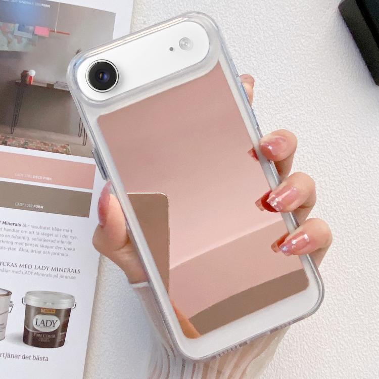 For iPhone Air Mirror TPU Phone Case(Pink)