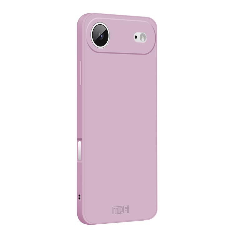 For iPhone Air MOFI Caring Soft Shell Liquid Silicone Skin Feel Phone Case(Purple)