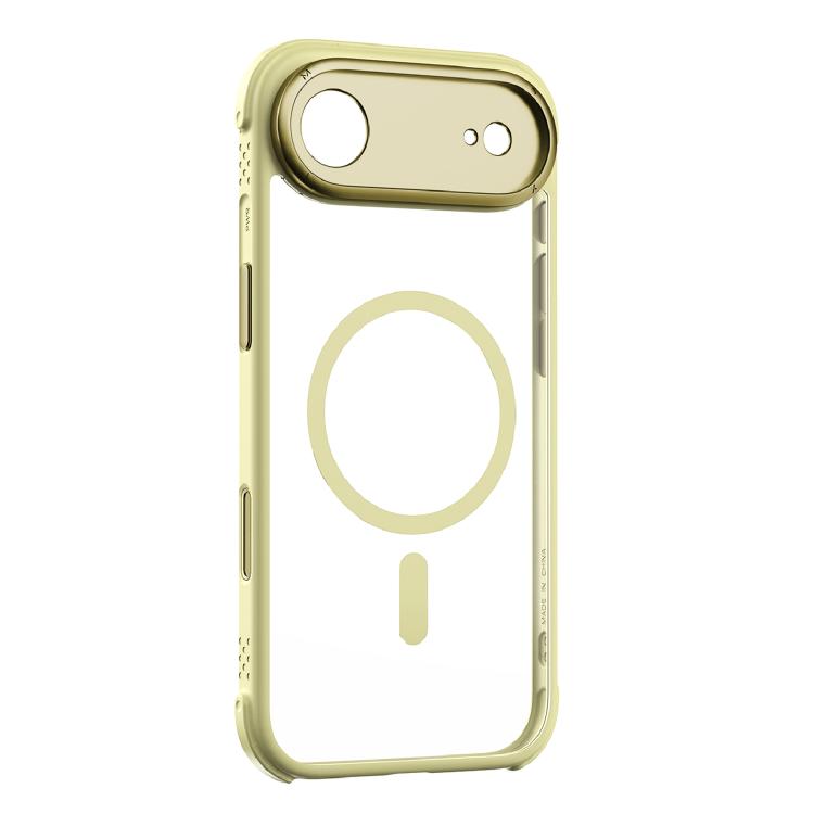 For iPhone Air MOMAX Airbag Shockproof MagSafe Phone Case(Yellow)