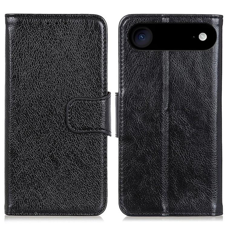 For iPhone Air Nappa Texture Leather Case(Black)