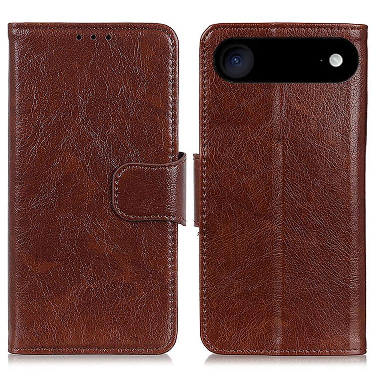 For iPhone Air Nappa Texture Leather Case(Brown)