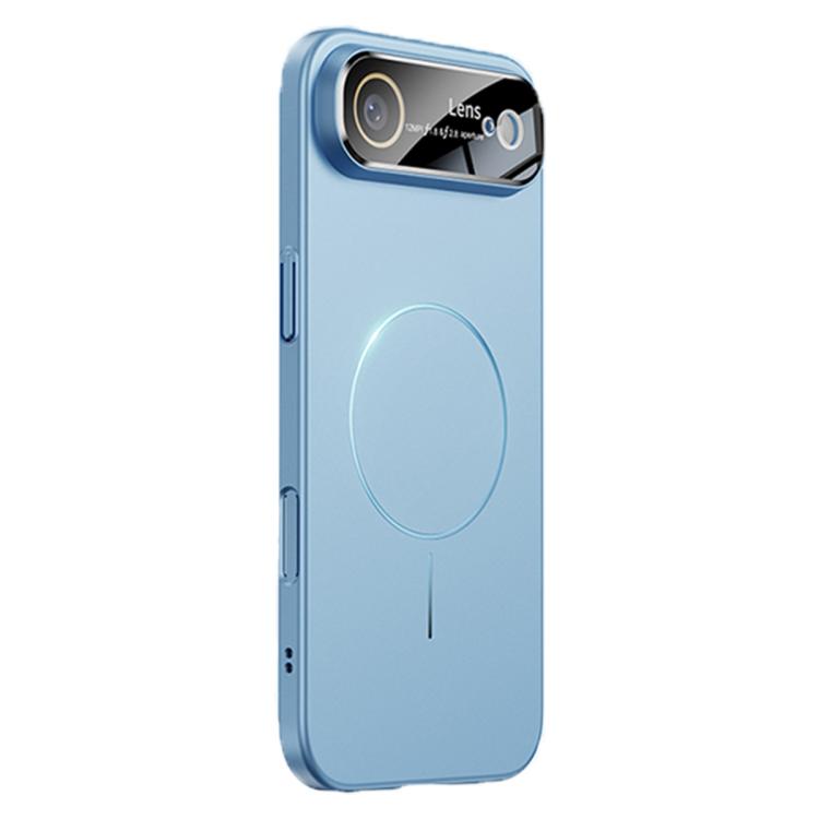 For iPhone Air Oil-sprayed Skin Feel Magsafe Shockproof Phone Case(Blue)