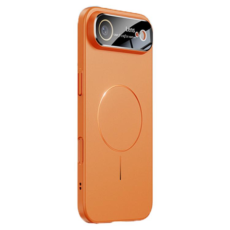 For iPhone Air Oil-sprayed Skin Feel Magsafe Shockproof Phone Case(Orange)