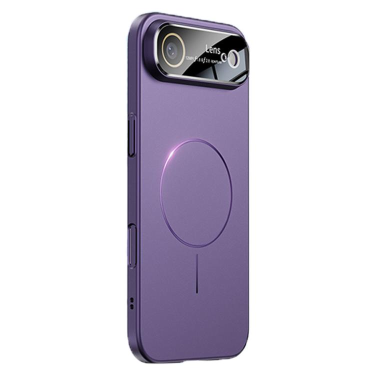For iPhone Air Oil-sprayed Skin Feel Magsafe Shockproof Phone Case(Purple)