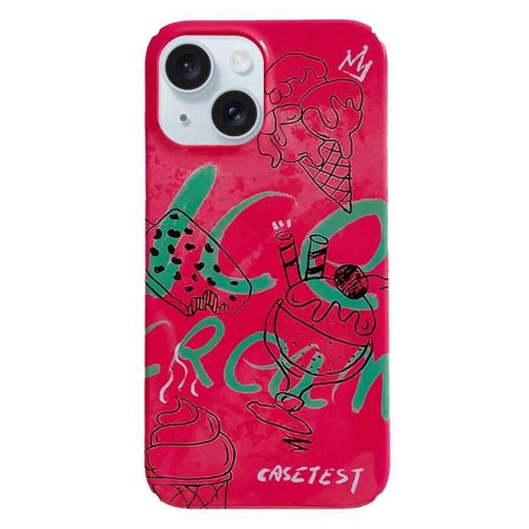 For iPhone Air Painted Pattern PC Phone Case(Ice Cream Cone)
