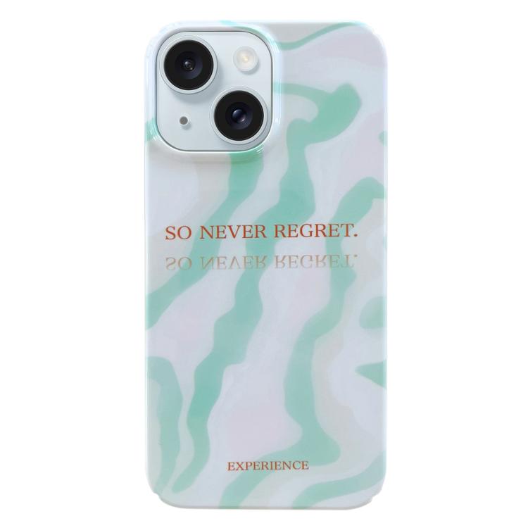 For iPhone Air Painted Pattern PC Phone Case(Matcha Green)