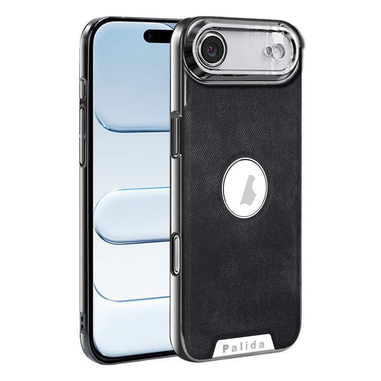 For iPhone Air Palida Y13 Mecha Denim Texture Full Coverage Phone Case(Black)