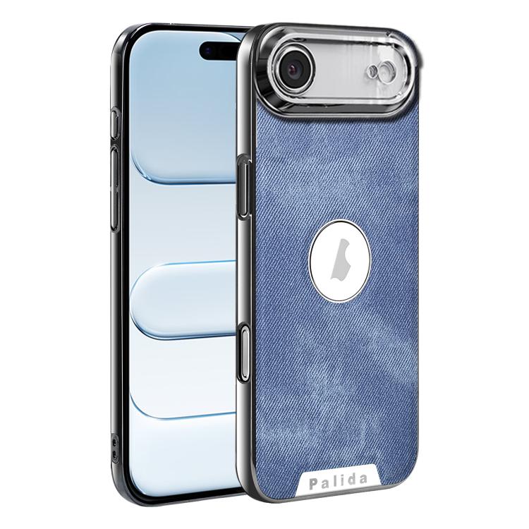 For iPhone Air Palida Y13 Mecha Denim Texture Full Coverage Phone Case(Light Blue)