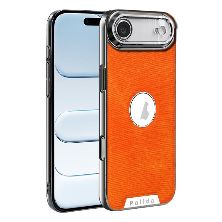 For iPhone Air Palida Y13 Mecha Denim Texture Full Coverage Phone Case(Orange)