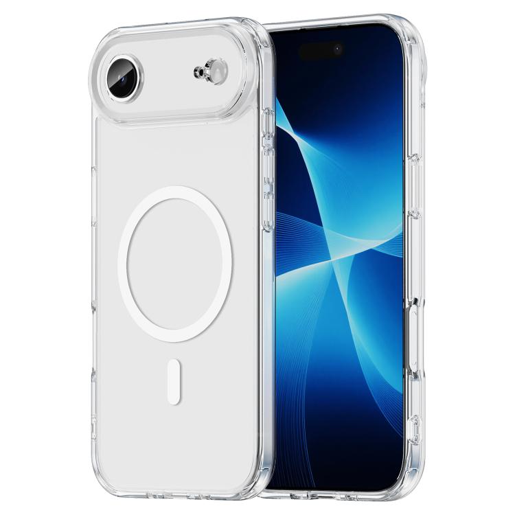 For iPhone Air PC Hybrid TPU Airbag Shockproof MagSafe Phone Case(Transparent)