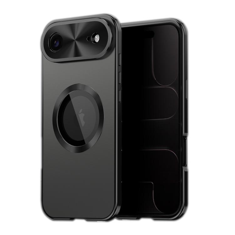 For iPhone Air Privacy Screen Film Full Cover MagSafe Phone Case(Black)