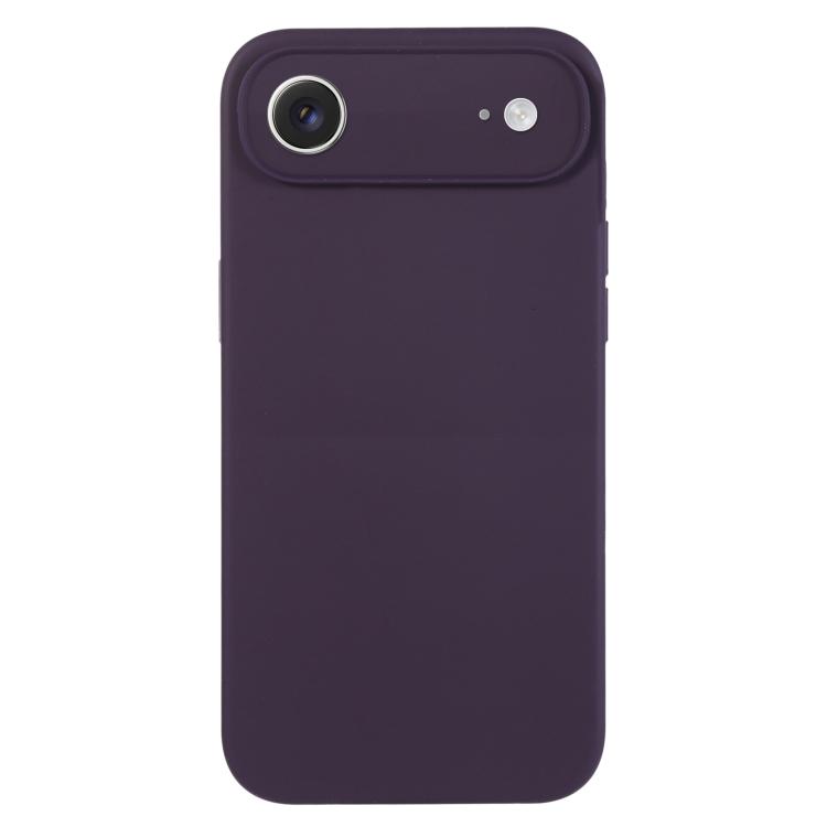For iPhone Air Pure Color Liquid Silicone Fine Pore Phone Case(Berry Purple)