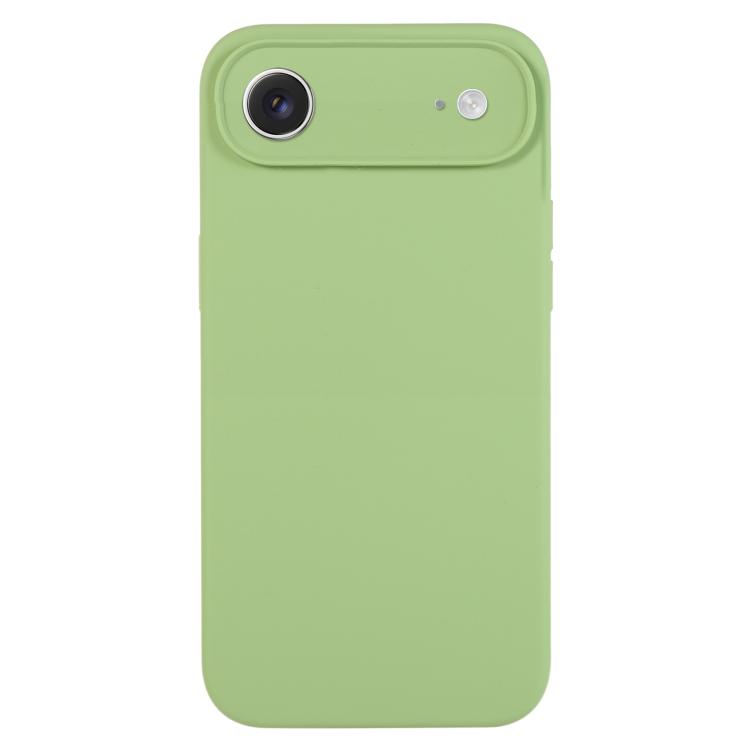 For iPhone Air Pure Color Liquid Silicone Fine Pore Phone Case(Mint Green)