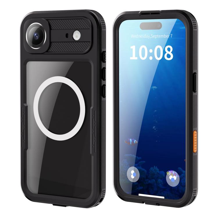 For iPhone Air RedPepper IP68 Waterproof Triple-proof MagSafe Phone Case(Black)