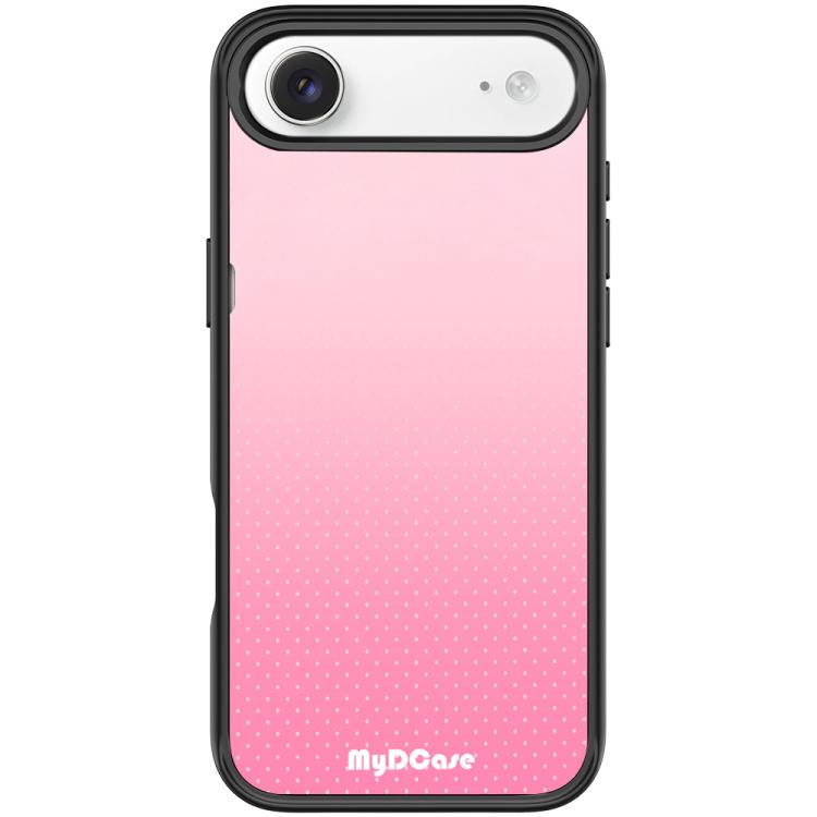 For iPhone Air Rose Red Dots Pattern Magnetic Phone Case(Black)