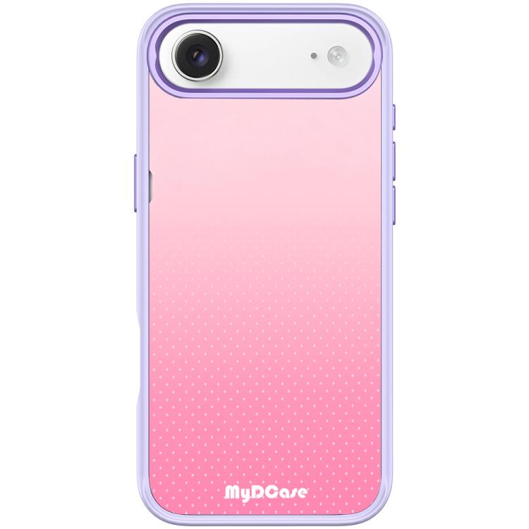 For iPhone Air Rose Red Dots Pattern Magnetic Phone Case(Light Purple)