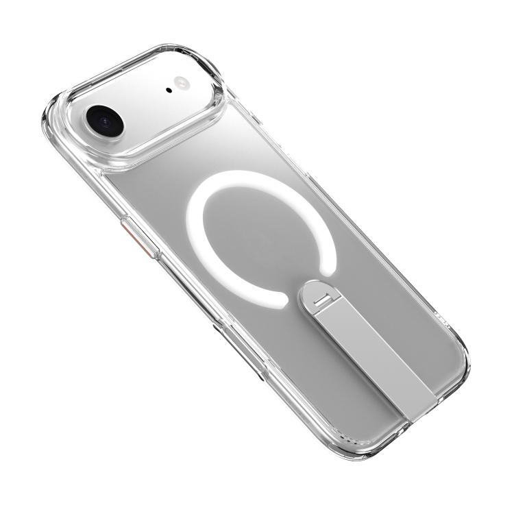 For iPhone Air Rotating Bar Holder Magnetic MagSafe Phone Case(Transparent)