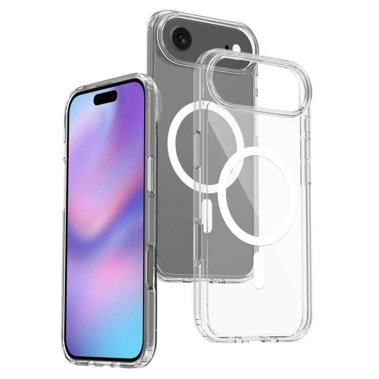 For iPhone Air Scratchproof PC Hybrid TPU Magsafe Phone Case(Transparent)
