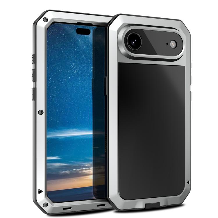 For iPhone Air Shockproof IP54 Life Waterproof Phone Case(Silver)
