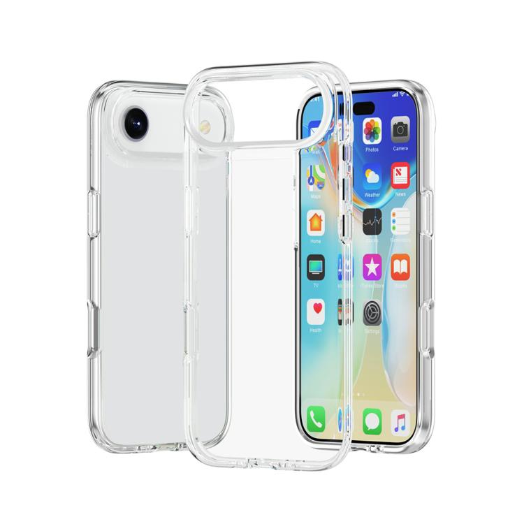 For iPhone Air Shockproof Terminator Glitter Powder Phone Case(Transparent)