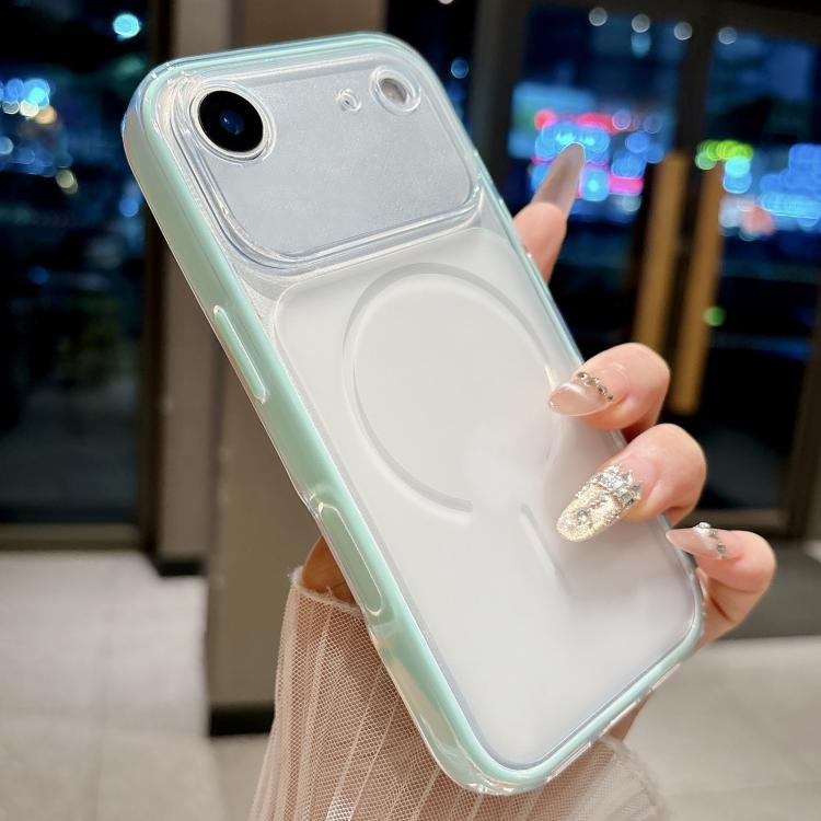 For iPhone Air Skin Feel Matte 2 in 1 Shockproof Phone Case(Mint Green)