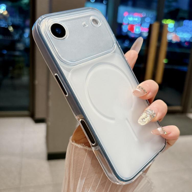 For iPhone Air Skin Feel Matte 2 in 1 Shockproof Phone Case(Navy Blue)
