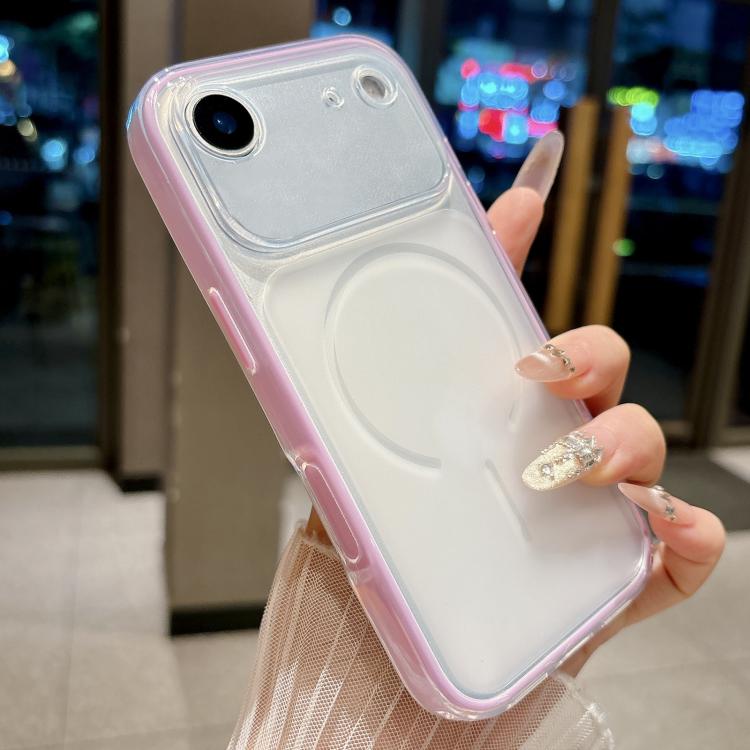 For iPhone Air Skin Feel Matte 2 in 1 Shockproof Phone Case(Purple)