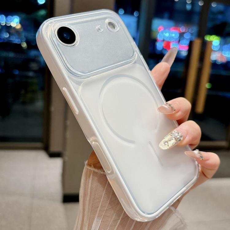 For iPhone Air Skin Feel Matte 2 in 1 Shockproof Phone Case(White)
