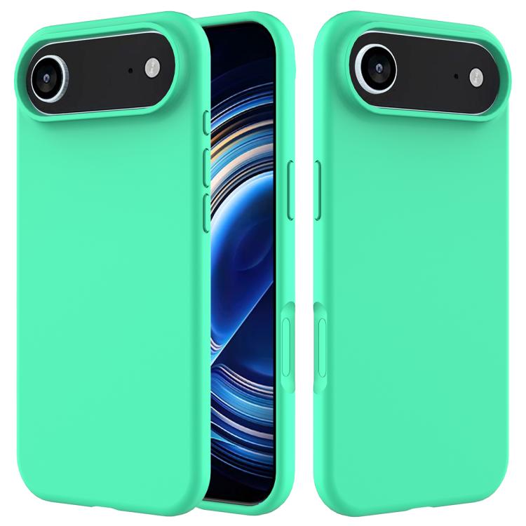 For iPhone Air Solid Color Silicone Phone Case(Green)