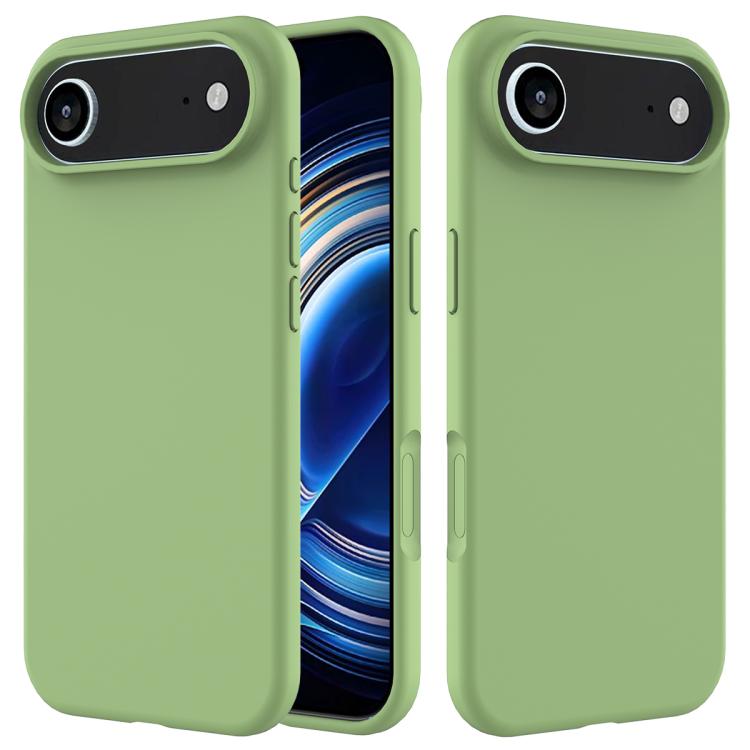 For iPhone Air Solid Color Silicone Phone Case(Mint Green)