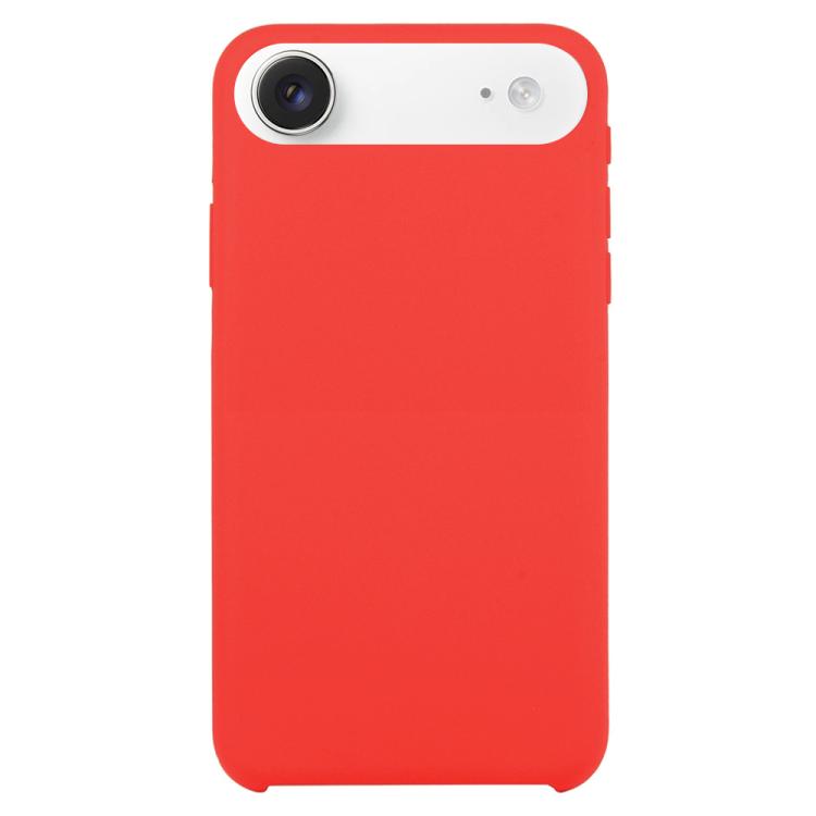 For iPhone Air Solid Silicone Phone Case(Red)