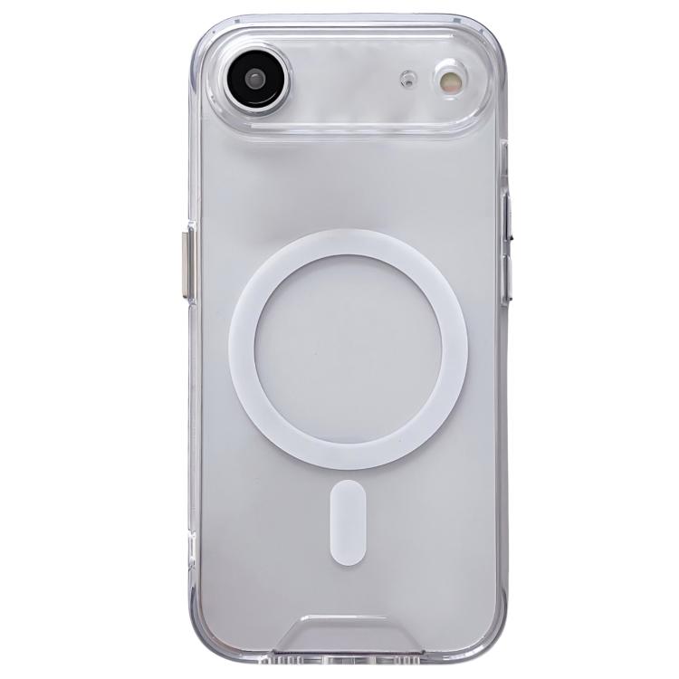 For iPhone Air Space MagSafe Acrylic Hybrid TPU Phone Case(Transparent)