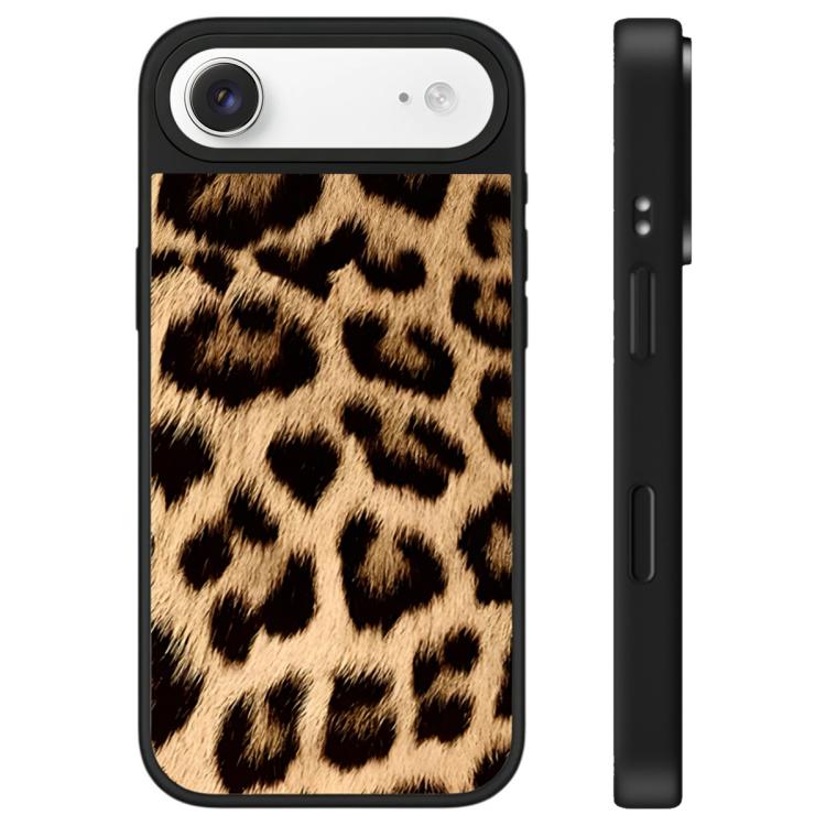 For iPhone Air Stars Leopard Series Pattern Camera Control Button Mirror Phone Case(Classic Leopard)