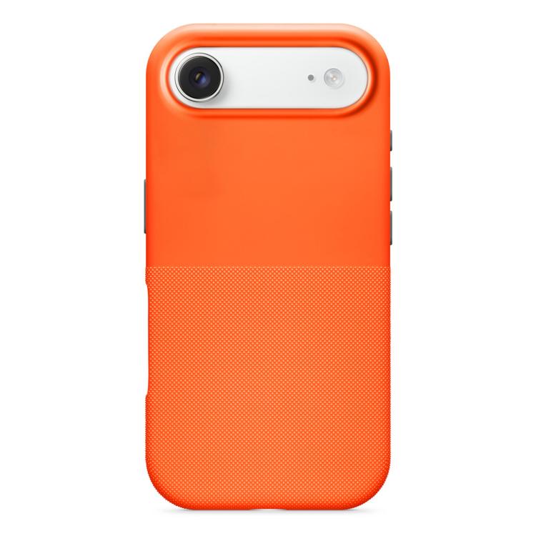 For iPhone Air Super Magnetic 2-in-1 Silicone Shockproof Phone Case with AI Camera Button(Orange)