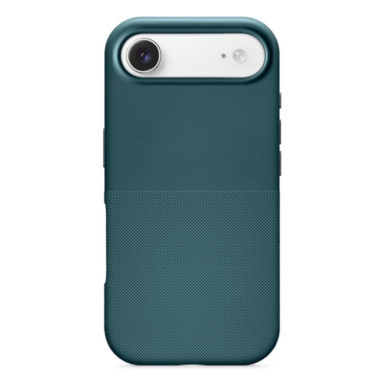 For iPhone Air Super Magnetic 2-in-1 Silicone Shockproof Phone Case with AI Camera Button(Rocky Blue)