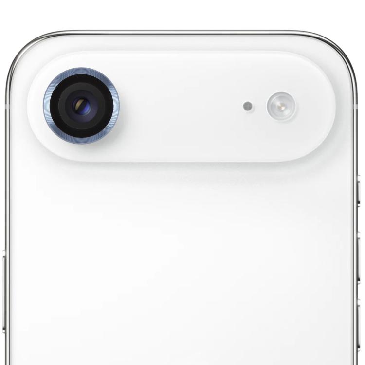 For iPhone Air Tempered Glass CD Texture Back Camera Film(Blue)