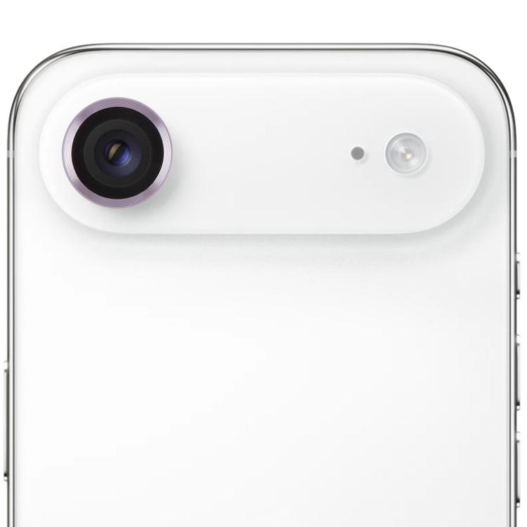 For iPhone Air Tempered Glass CD Texture Back Camera Film(Dark Purple)
