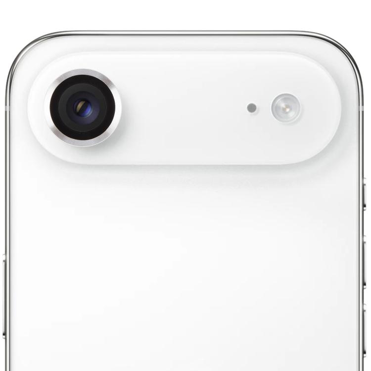 For iPhone Air Tempered Glass CD Texture Back Camera Film(Silver)