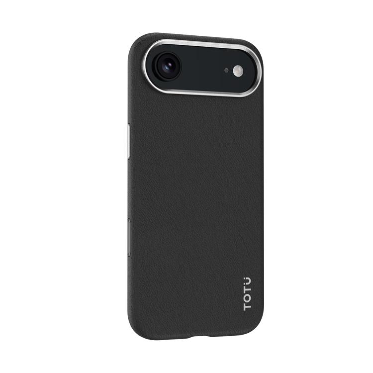 For iPhone Air TOTU PC-17 Vegan Leather MagSafe Magnetic Phone Case(Black)