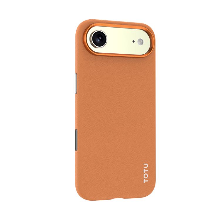 For iPhone Air TOTU PC-17 Vegan Leather MagSafe Magnetic Phone Case(Orange)