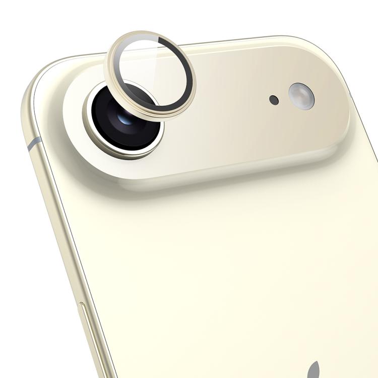 For iPhone Air TOTU PG-3 Matte Aluminum Alloy Lens Protective Film(Gold)